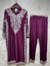 Ready To Wear Falsa Rayon Satin Embroidery Kurti Palazo With Dupatta