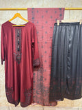 Ready To Wear Viral Long Pakistani Suit With Beautiful Embroidery Thread And Sequence Work