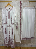 Ready To Wear Viral Long Kaftan Suit With Beautiful Embroidery Thread