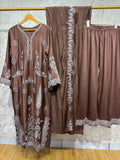 Ready To Wear Viral Long Kaftan Suit With Beautiful Embroidery Thread