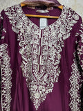 Ready To Wear Falsa Rayon Satin Embroidery Kurti Palazo With Dupatta