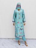 Viral Long Kaftan Suit With Beautiful Embroidery Thread And Cut Work Ready To Wear