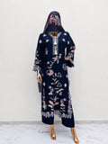 Viral Long Kaftan Suit With Beautiful Embroidery Thread And Cut Work Ready To Wear