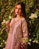 Ready To Wear Copper- Maroon Heavy Silk Embroidery Work Pant Suit With Dupatta
