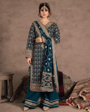 Ready To Wear Rama Pure Georgette Embroidery Work Palazo Suit With Dupatta