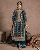 Ready To Wear Rama Pure Georgette Embroidery Work Palazo Suit With Dupatta