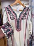 Ready To Wear White Maroon Golden IMP Rayon Cotton Kurti Palazo With Dupatta