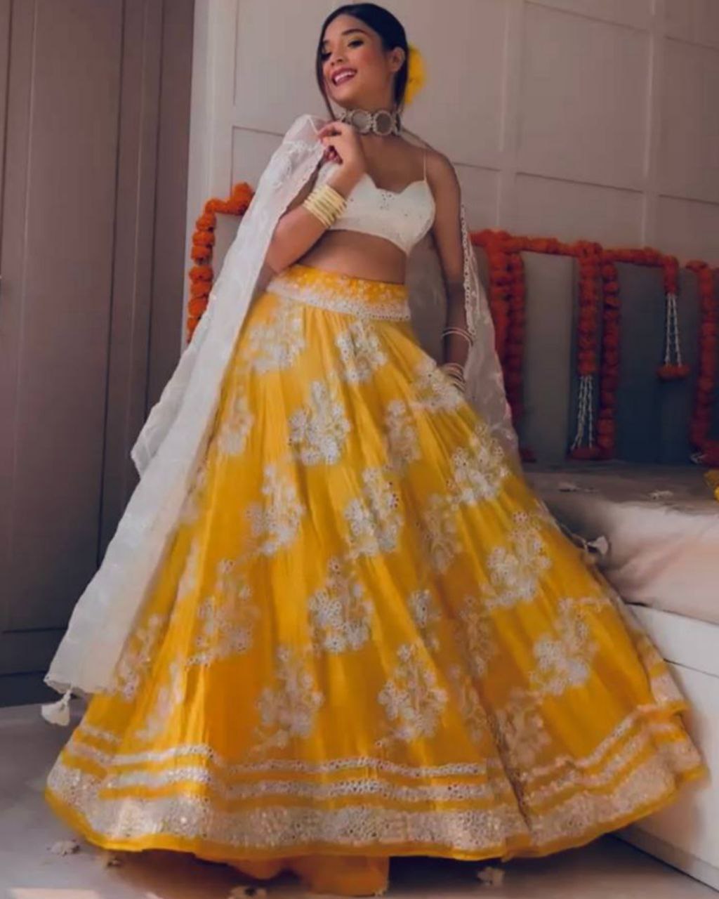 Yellow Lehenga Choli for Women Indian Wedding Bridal Party Wear Ghagra Choli  Bollywood Designer Traditional Festival Wear Lengha Choli - Etsy | Yellow  lehenga, Party wear lehenga, Lehenga choli