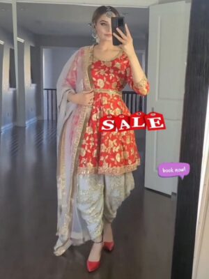 white dhoti salwar suit