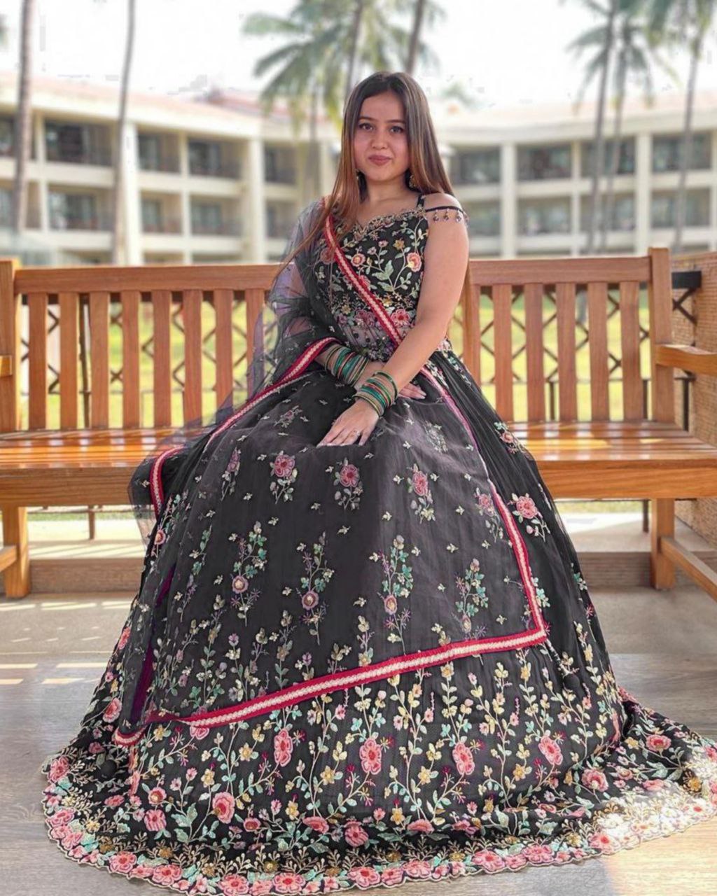Decent Attractive Casual Wear Lehenga Choli With Velvet Dupatta –  TheDesignerSaree