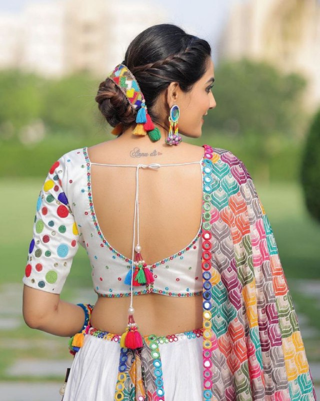 Rani Pink Mirror Work Lehenga Choli Chunri Wedding Wear Lengha Indian Saree  | eBay