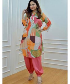 Exclusive Butter Silk Printed Salwar Suit